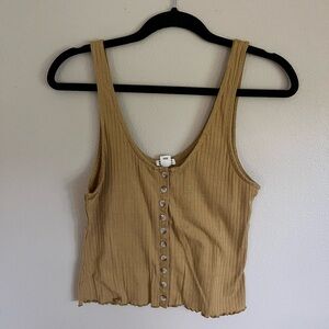 Billabong Tank Top - Yellow/Mustard M